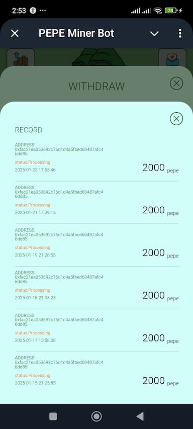 Scam in telegram