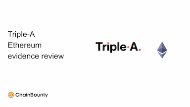 Triple-A leads: Seven DAI Receipts and 2,620 ETH in 28 Pool Deposits