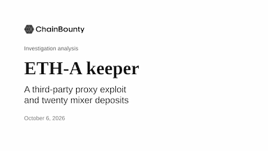 Third-party MakerDAO keeper exploit sends 200 ETH to Tornado Cash